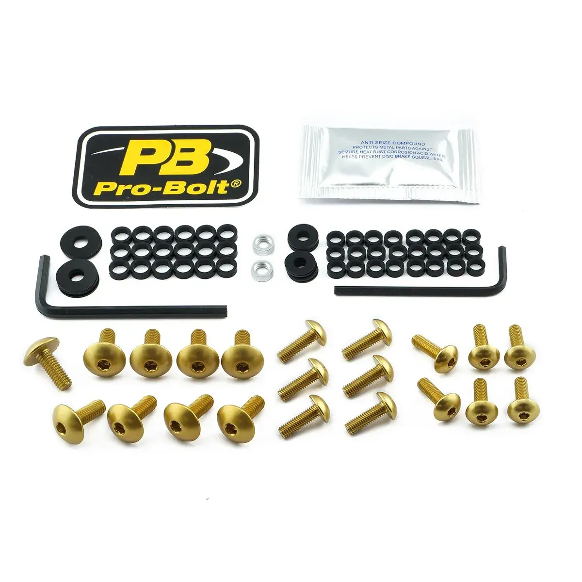 Kit de boulons pour carénage en aluminium Kawasaki PRO BOLT