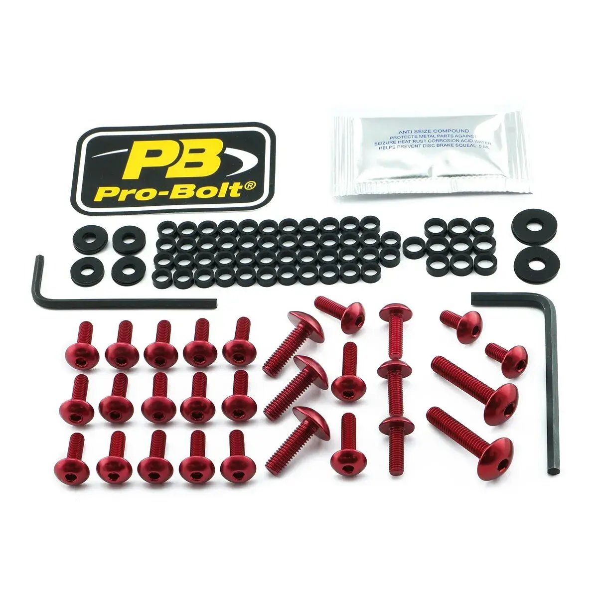 Bộ bu lông ốc vít vỏ xe bằng nhôm Kawasaki PRO BOLT