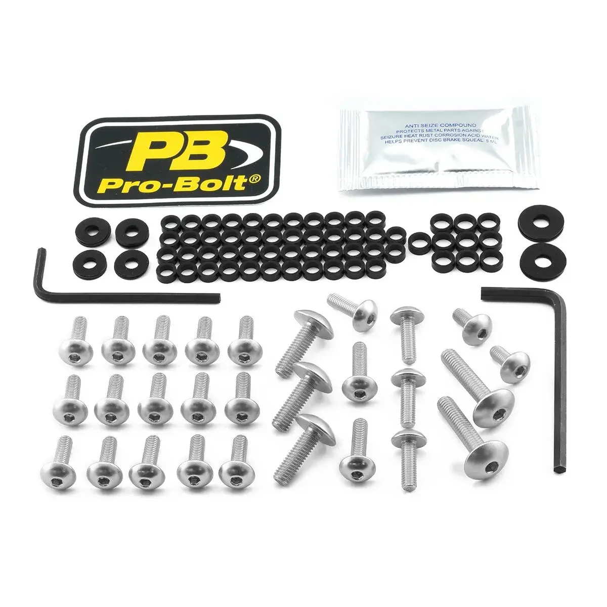 Kit de boulons pour carénage en aluminium Kawasaki PRO BOLT