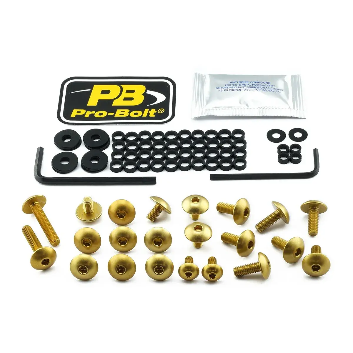 Verschraubungssatz für Verkleidung aus Aluminium Kawasaki PRO BOLT