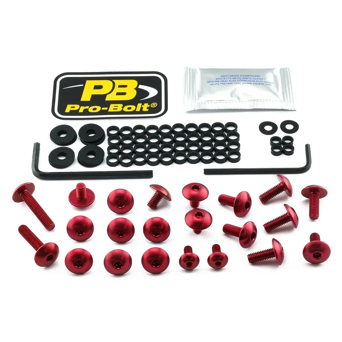 Aluminium-Verkleidungs-Schraubensatz Kawasaki PRO BOLT