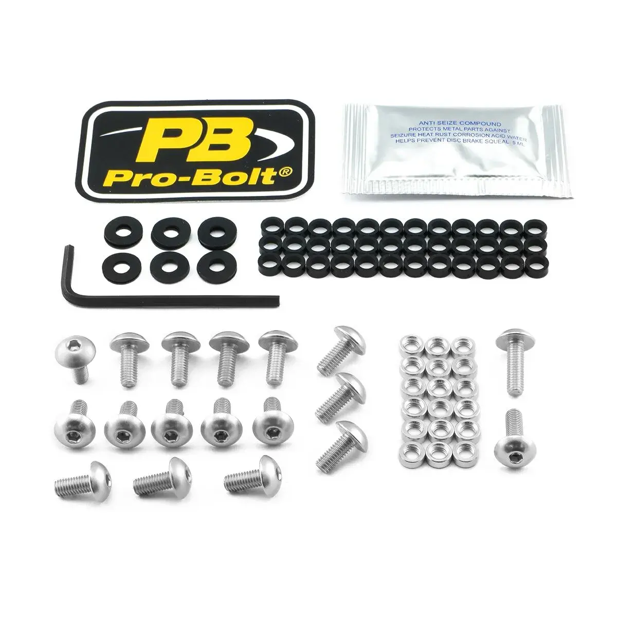 Verkleidungs-Schraubensatz aus Aluminium von KTM PRO BOLT