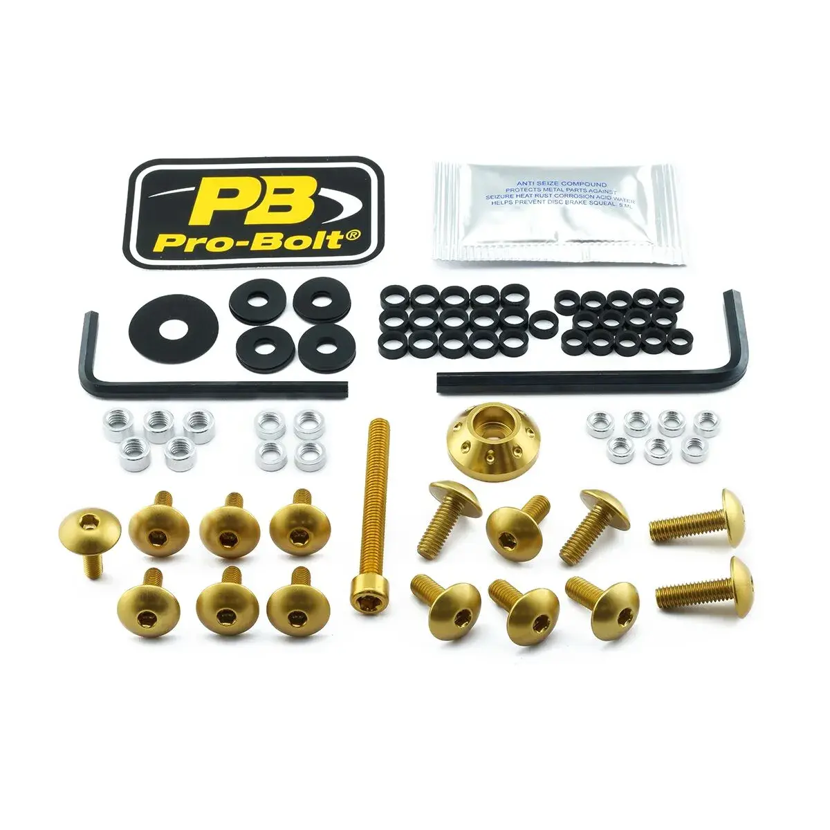 Kit de boulons pour carénage en aluminium Suzuki PRO BOLT