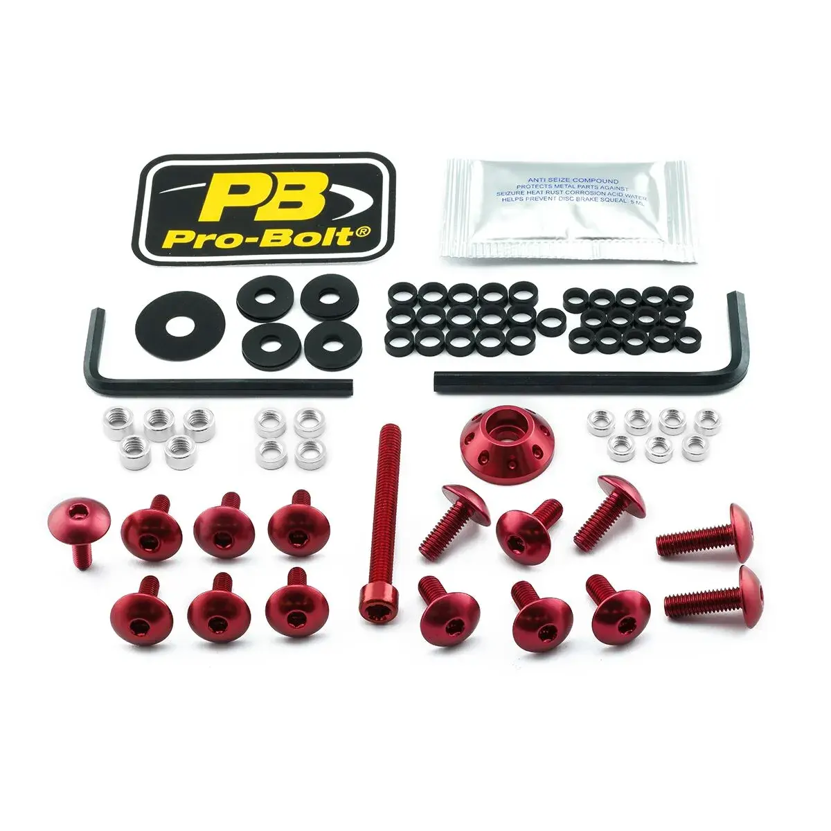 Kit de boulons pour carénage en aluminium PRO BOLT Suzuki