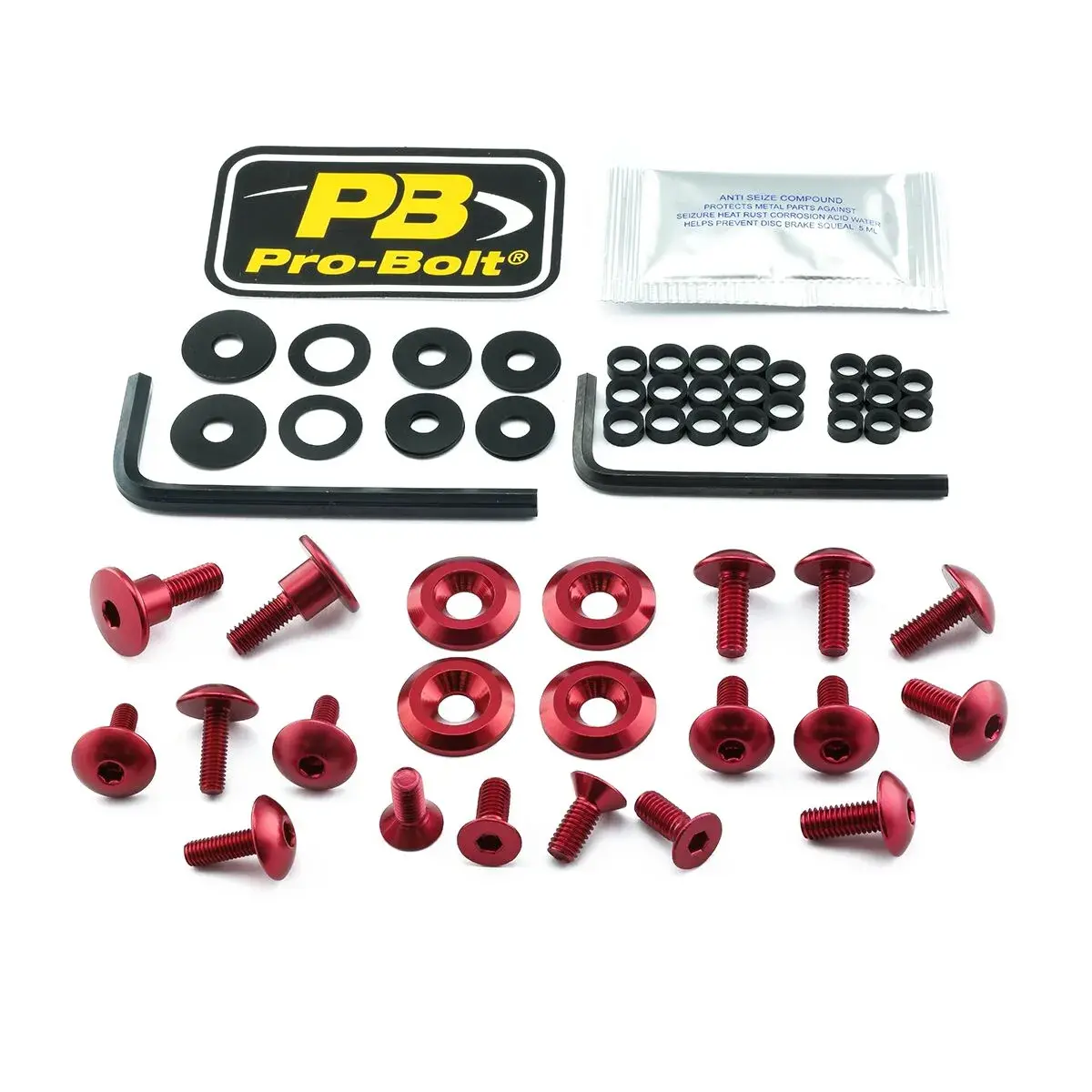 Kit de boulons pour carénage en aluminium Suzuki PRO BOLT