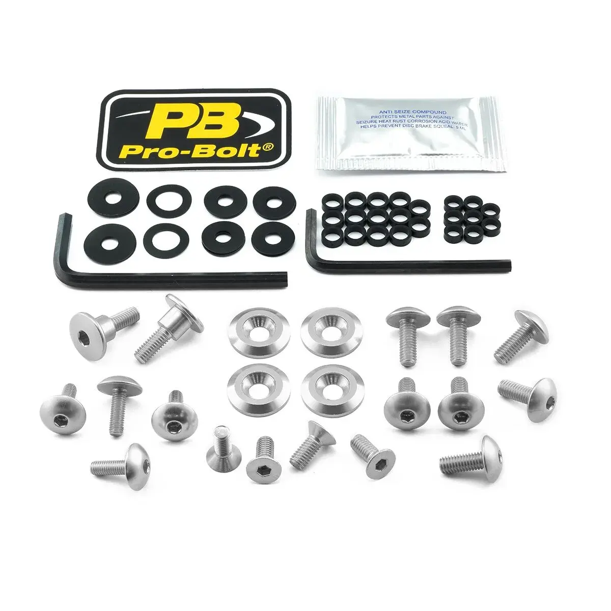 Kit de boulons pour carénage en aluminium Suzuki PRO BOLT