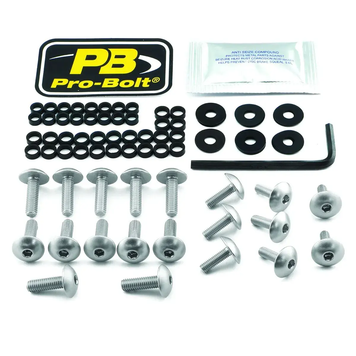 Kit de boulons pour carénage en aluminium Suzuki PRO BOLT