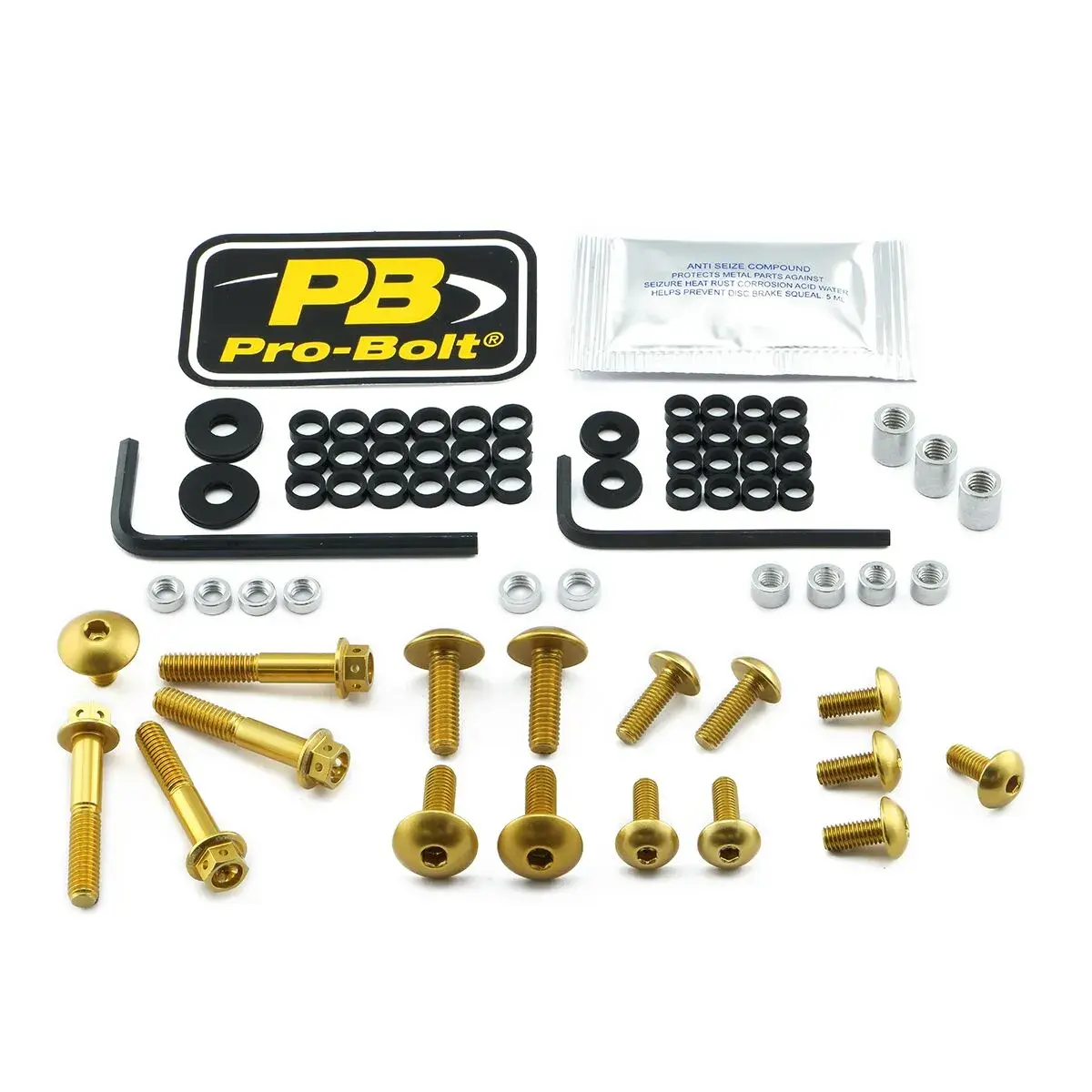 Kit de boulons pour carénage en aluminium Suzuki PRO BOLT