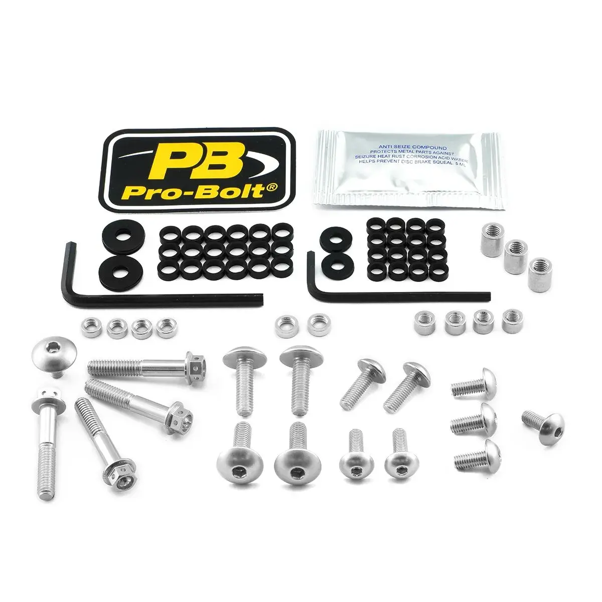 Aluminium-Schraubensatz für Verkleidung Suzuki PRO BOLT