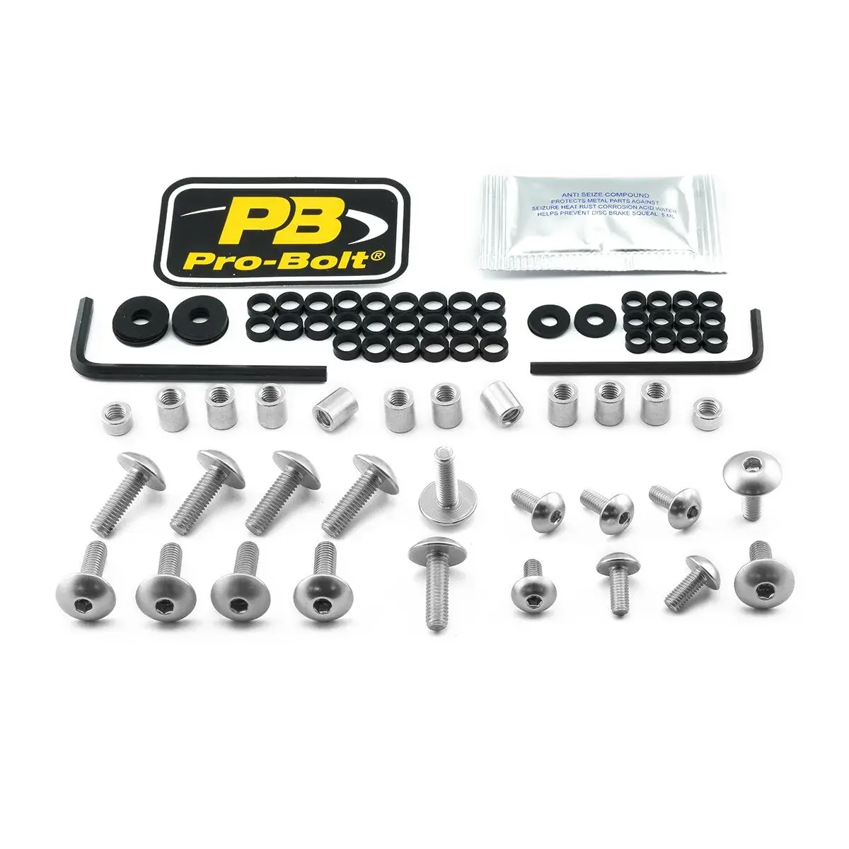 Suzuki کے لیے PRO BOLT ایلومینیم فیئرنگ بولٹ کٹ