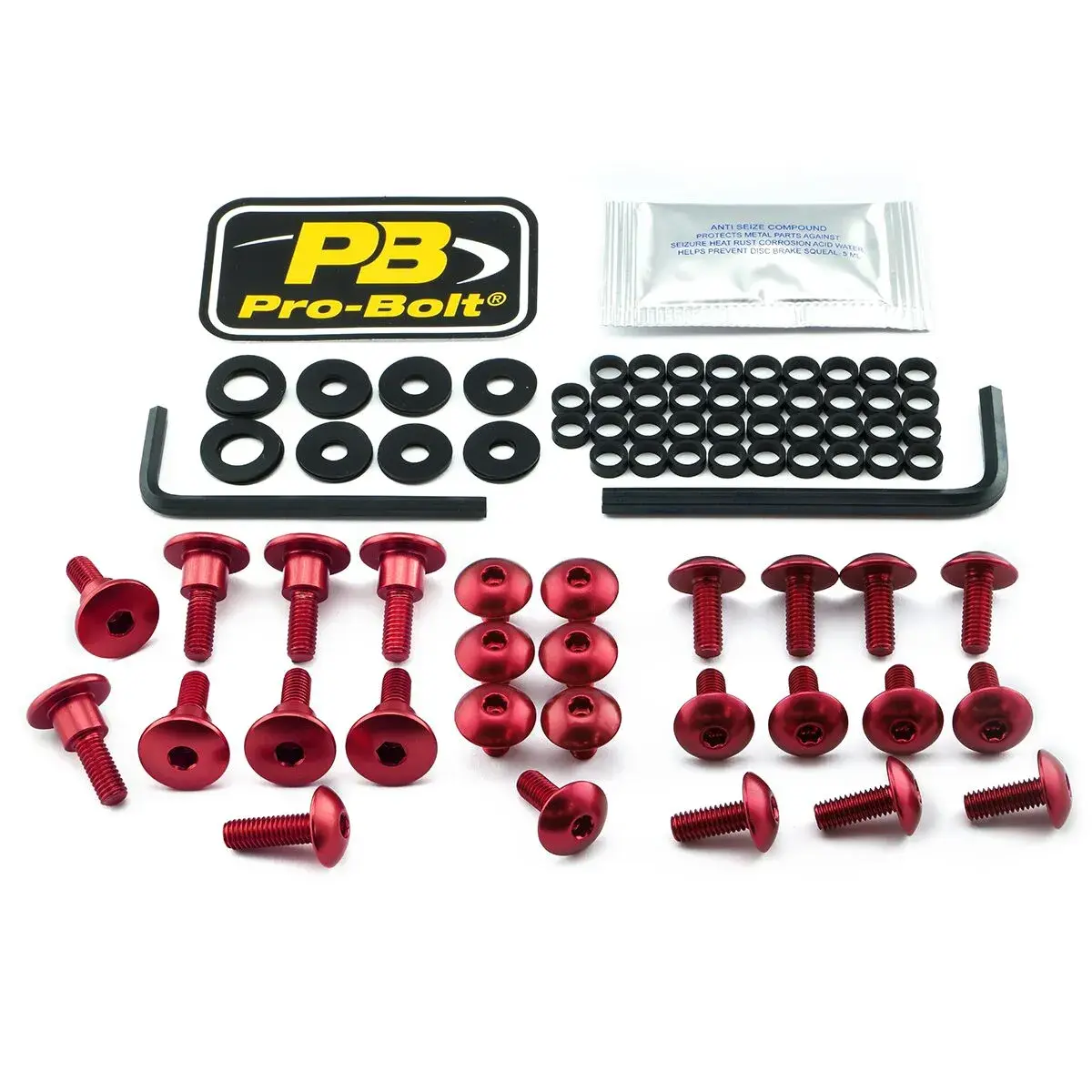 Kit de boulons pour carénage en aluminium Suzuki PRO BOLT