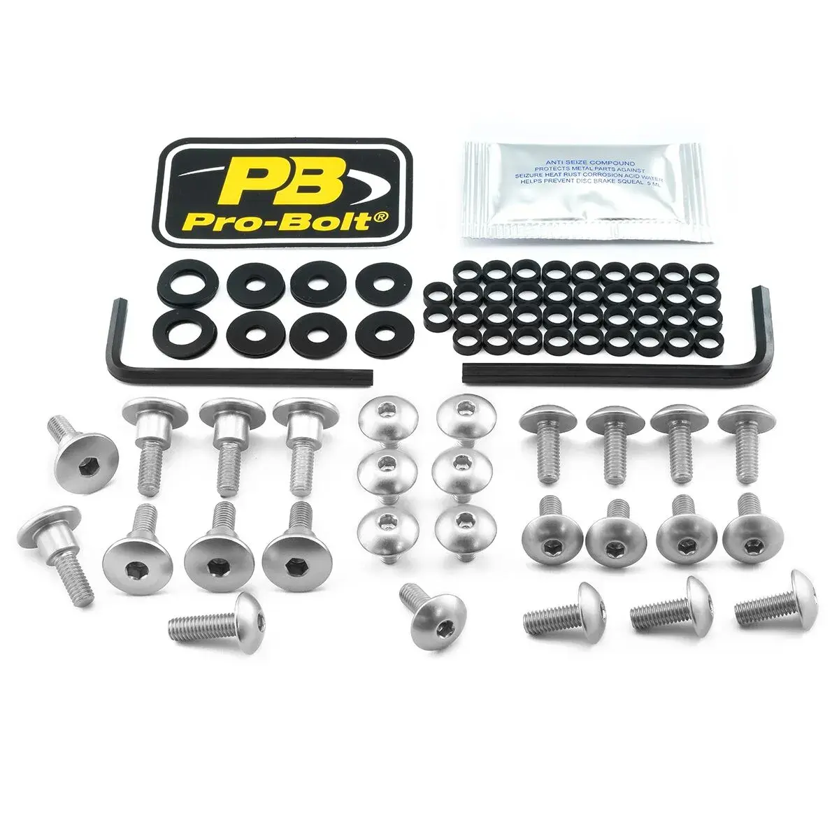 Kit de boulons pour carénage en aluminium Suzuki PRO BOLT