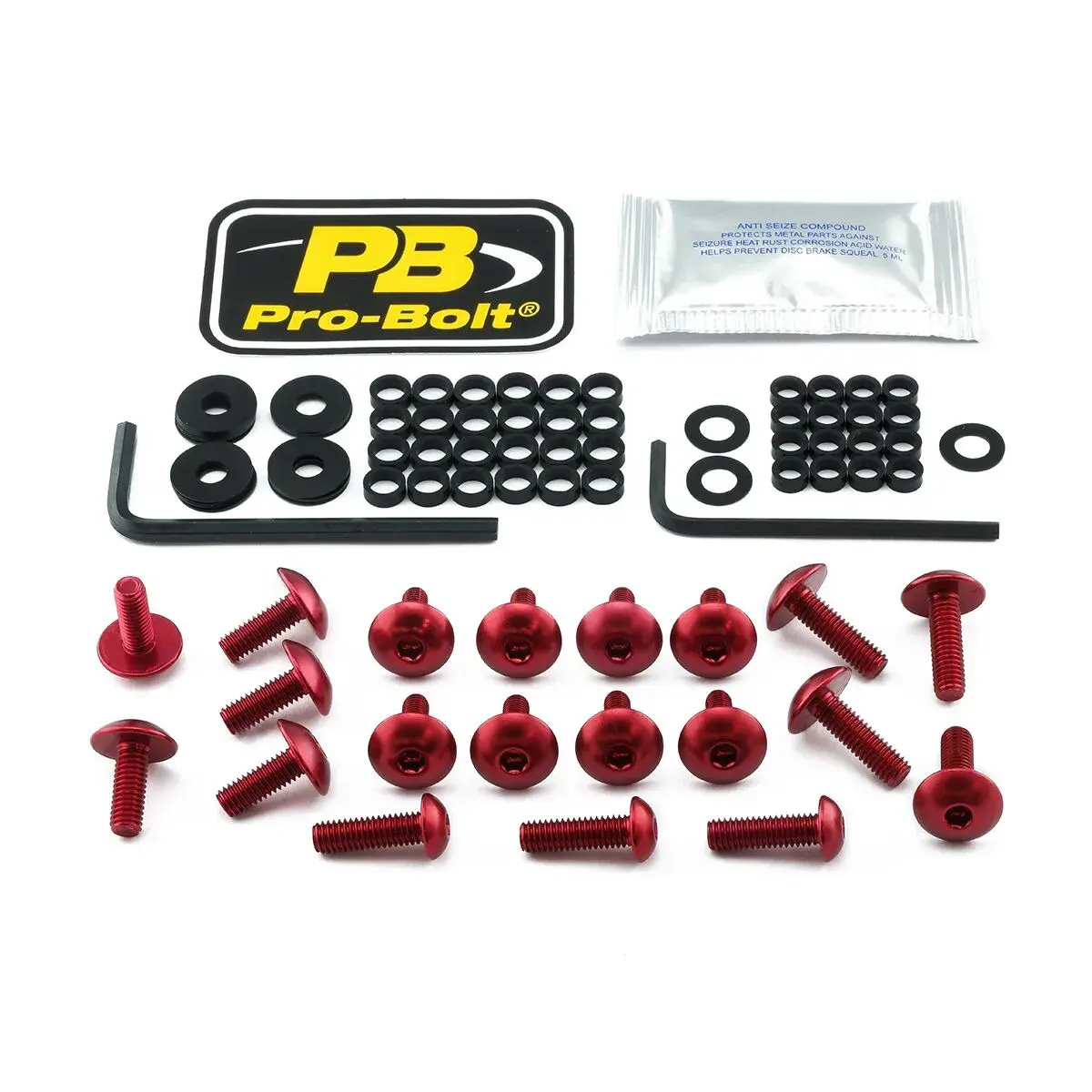 PRO BOLT Verkleidungsschrauben-Set aus Aluminium für Triumph