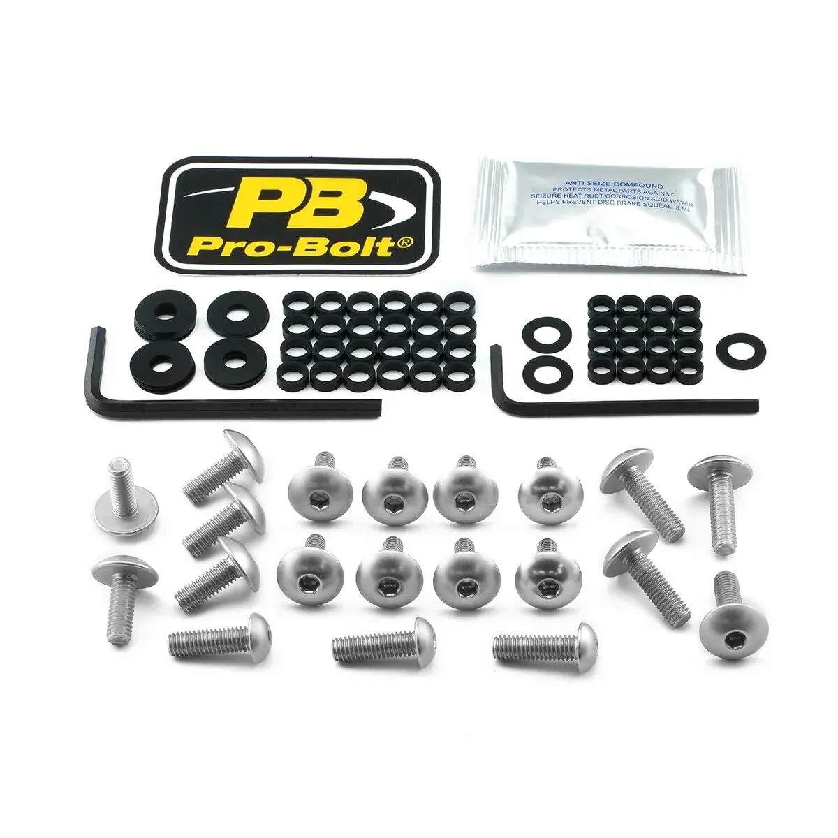 Verkleidungs-Schraubensatz aus Aluminium Triumph PRO BOLT