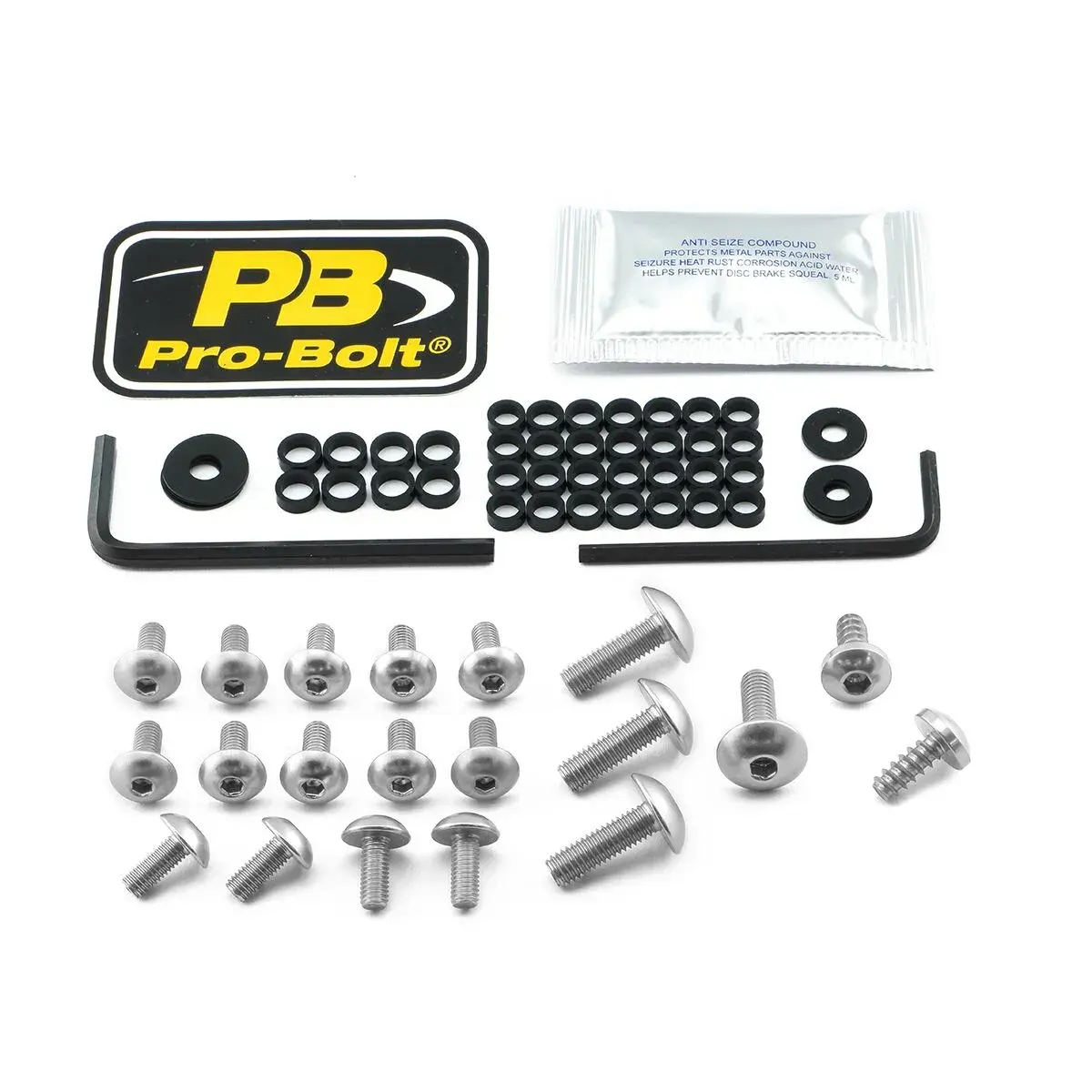 Kit de boulons pour carénage en aluminium Yamaha PRO BOLT