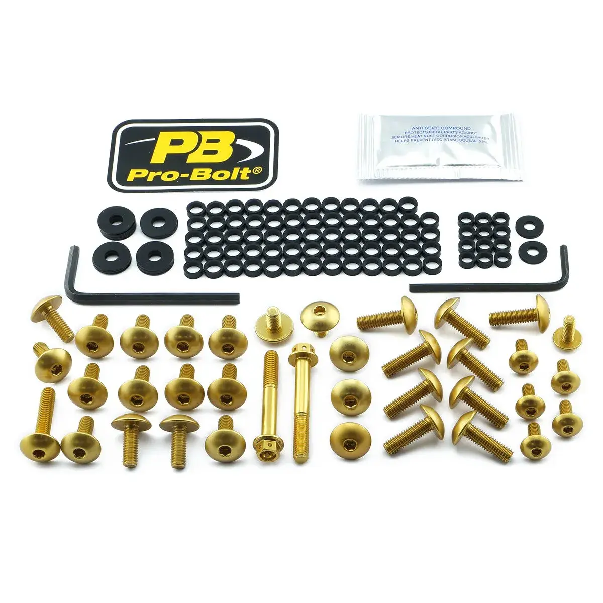 Kit de boulons pour carénage en aluminium PRO BOLT