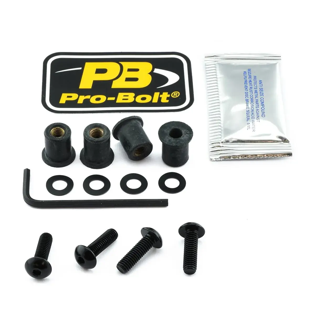 Kit de boulons de carénage en aluminium PRO BOLT