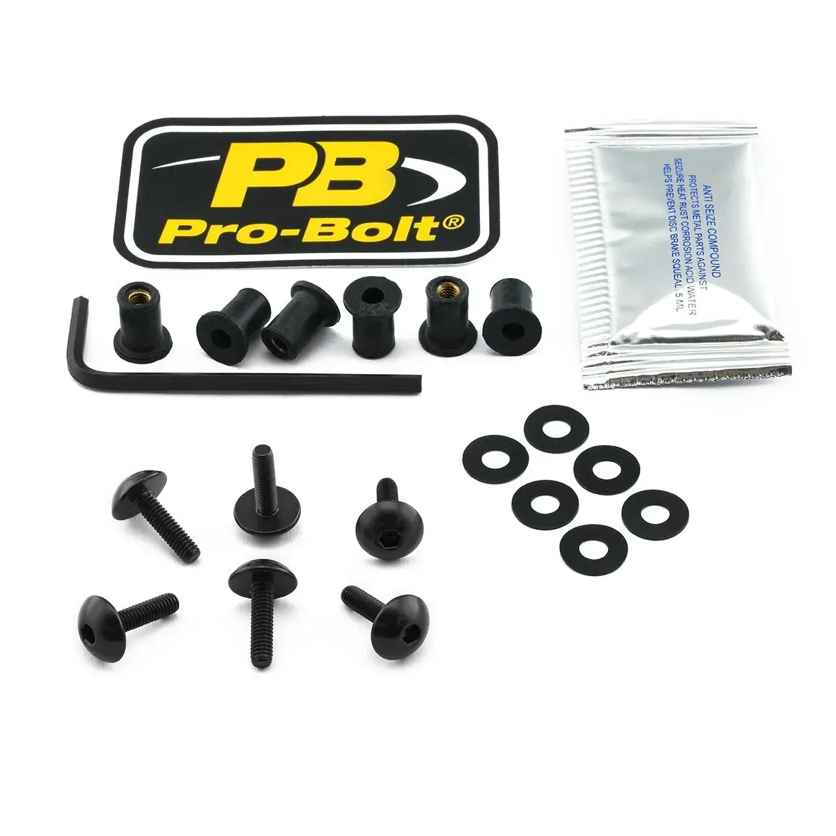 Kit de boulons de carénage en aluminium PRO BOLT