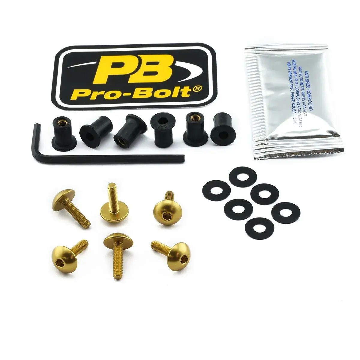 PRO BOLT 알루미늄 페어링 볼트 키트