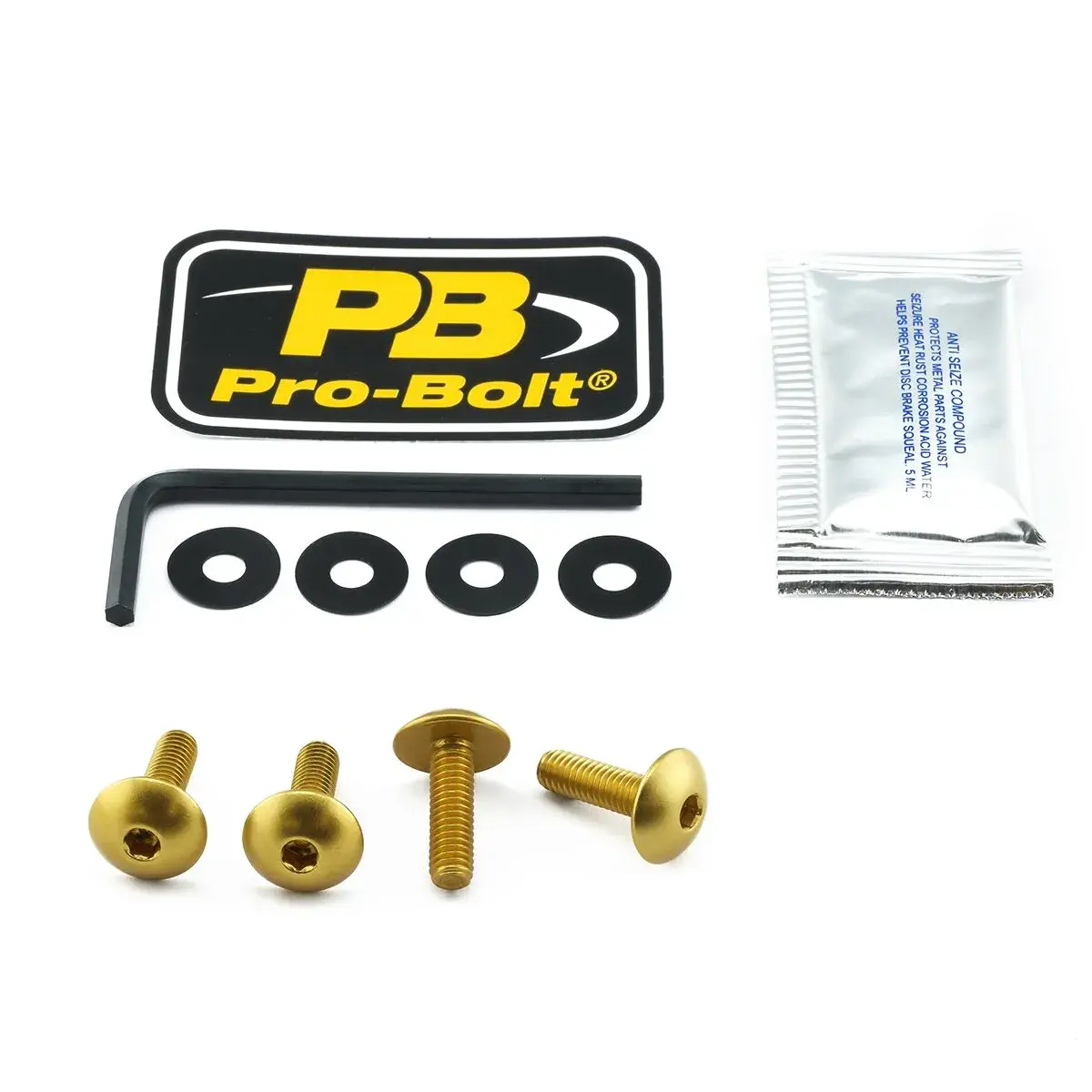 Kit de boulons de carénage en aluminium PRO BOLT