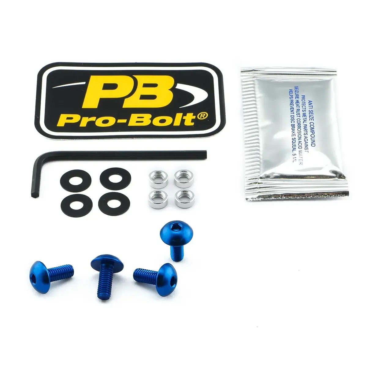 PRO BOLT 블루 스크류 스크린 키트 — 수하물