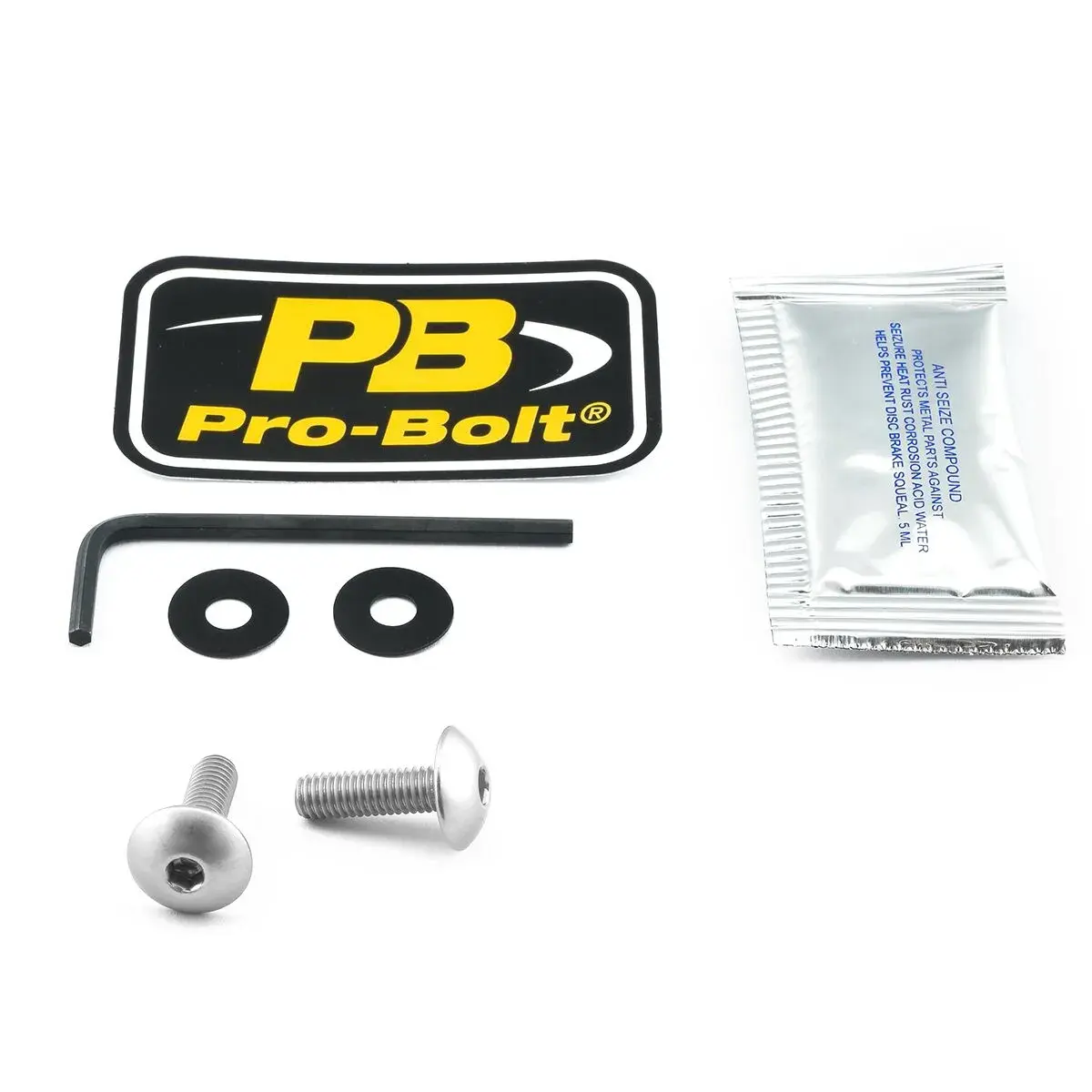طقم براغي شاشة فضي PRO BOLT — إكسسوارات المركبة