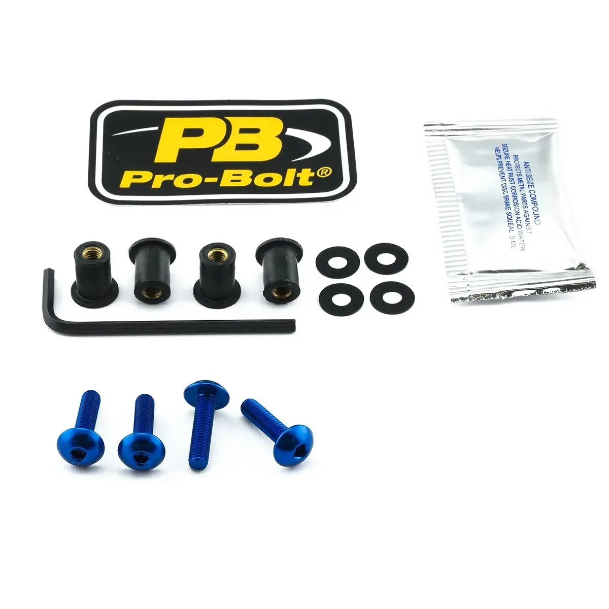 Σετ βιδών οθόνης μπλε PRO BOLT