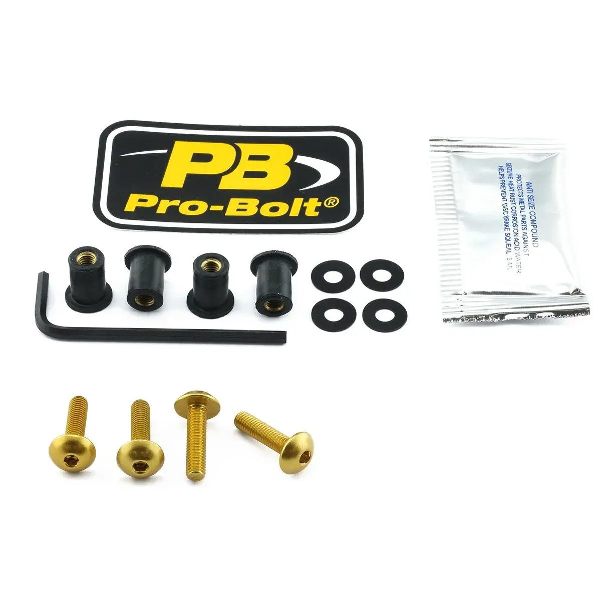 PRO BOLT 골드 스크린 키트 — 차량 액세서리