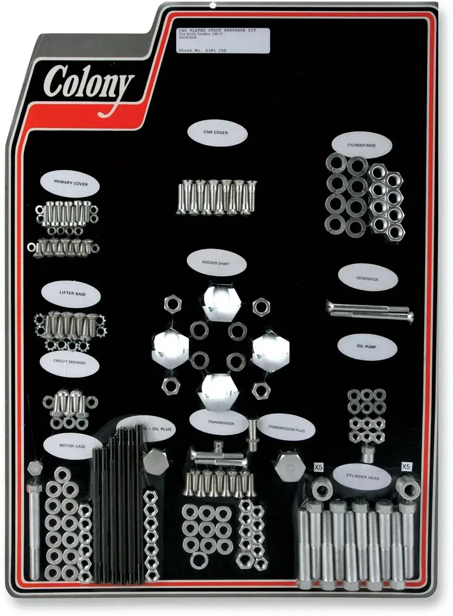 Kit de visserie d'origine complet COLONY