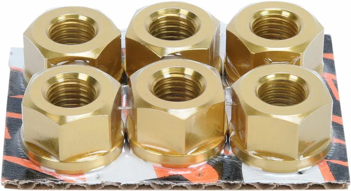 صامولة من الألومنيوم مقاس 10 مم باللون الذهبي من DRIVEN RACING Sprocket