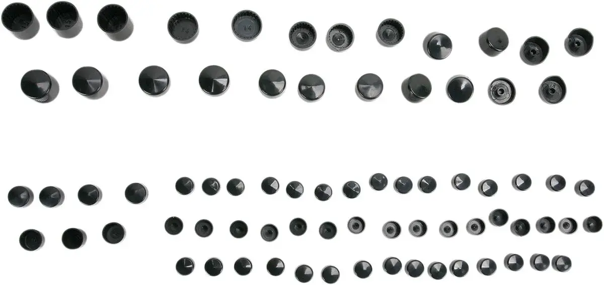 Plastikdæksæt Covers bolt 06-17 FXD sort DRAG SPECIALTIES