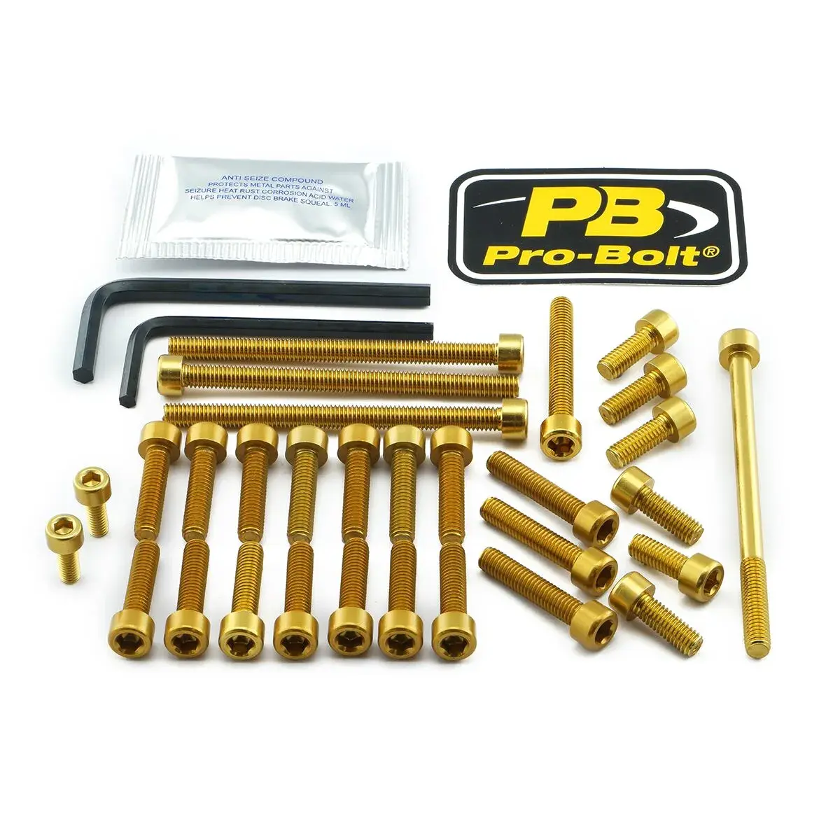 Kit de boulons moteur aluminium Ducati Pro Bolt