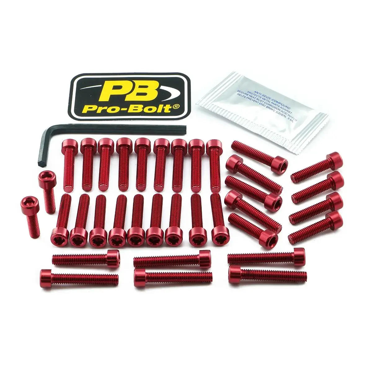 Kit șuruburi motor din aluminiu Pro Bolt Honda