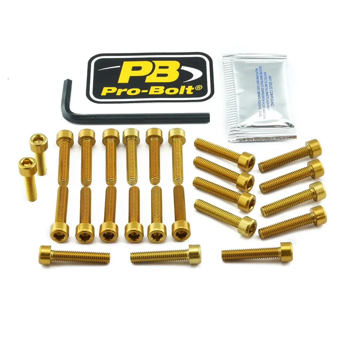 Kit de boulons moteur aluminium Honda PRO BOLT