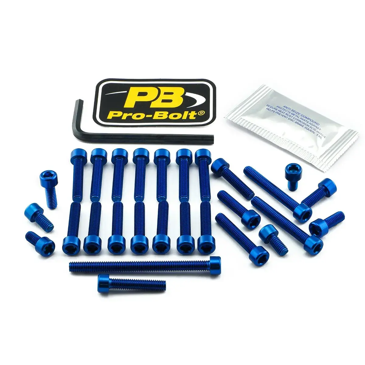 Motor-Schrauben-Kit Aluminium PRO BOLT für Kawasaki