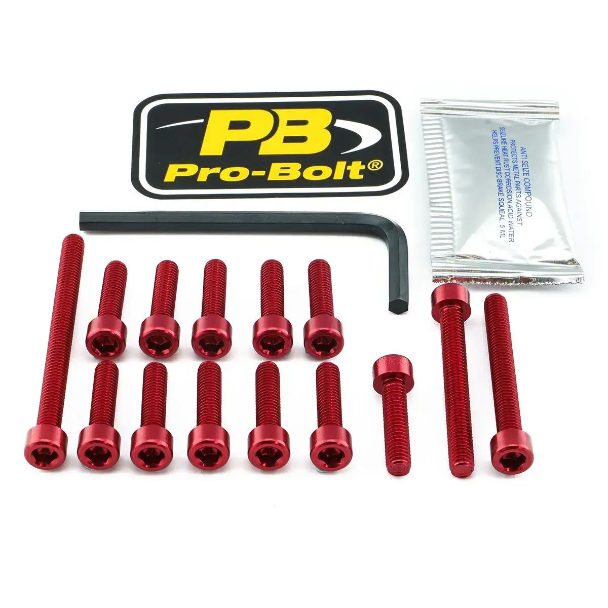 Motor-Schrauben-Kit Aluminium Kawasaki Pro Bolt