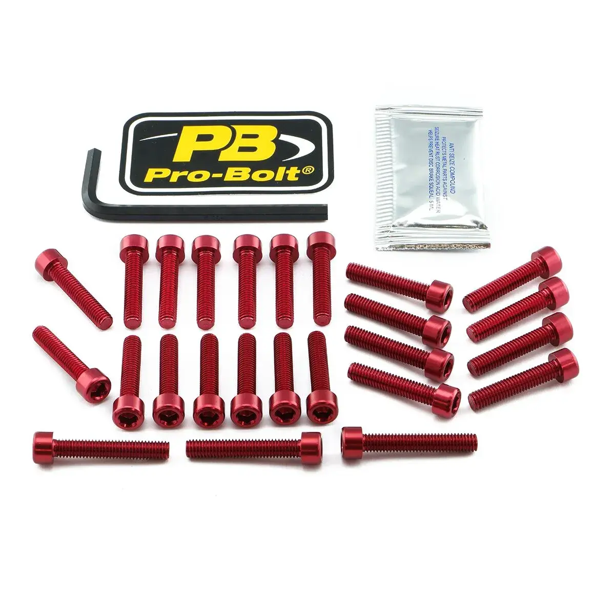 Kit de boulons moteur aluminium Kawasaki Pro Bolt — Visserie