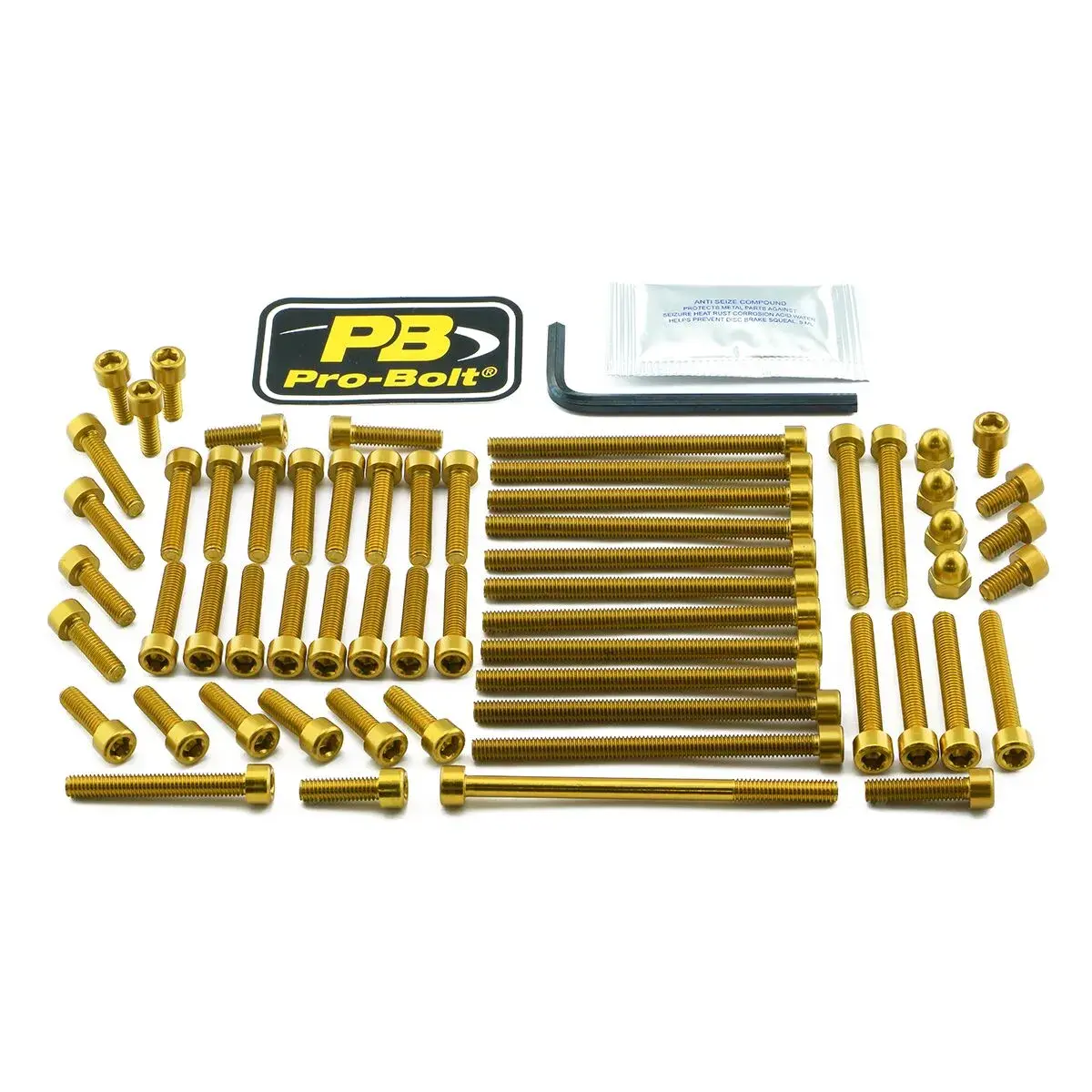 Kit de vis moteur aluminium PRO BOLT pour KTM