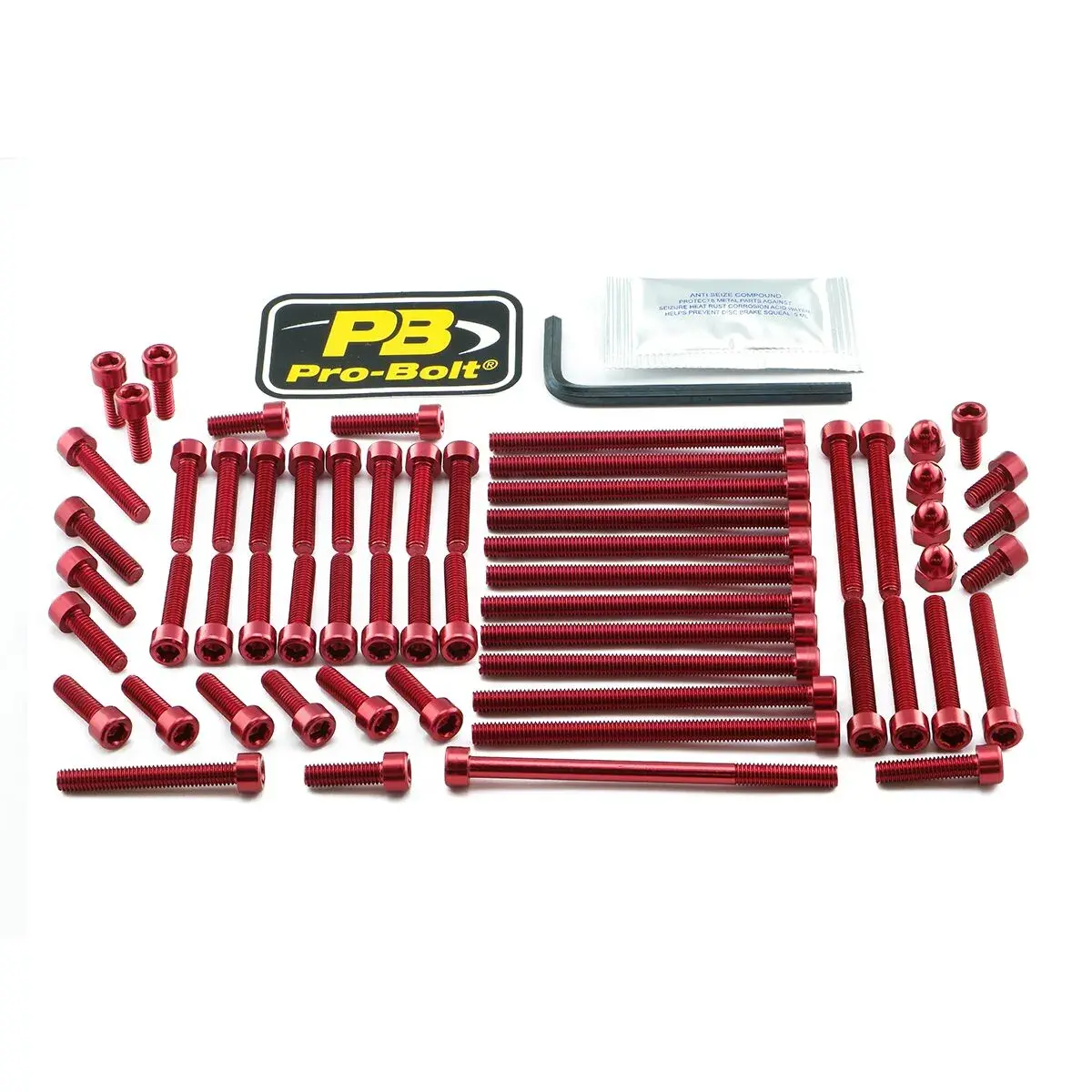 Kit de vis moteur aluminium PRO BOLT pour KTM