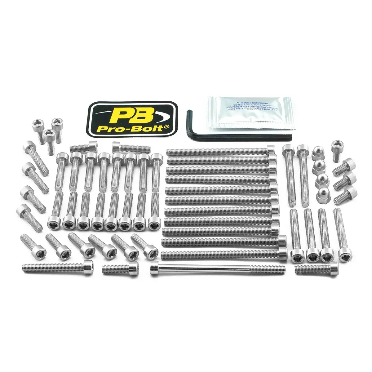 Kit de vis moteur aluminium PRO BOLT pour KTM