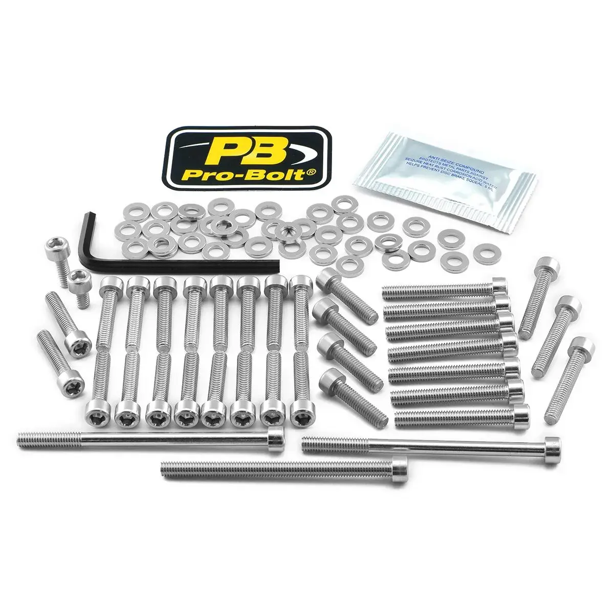 Kit de vis moteur aluminium PRO BOLT pour KTM