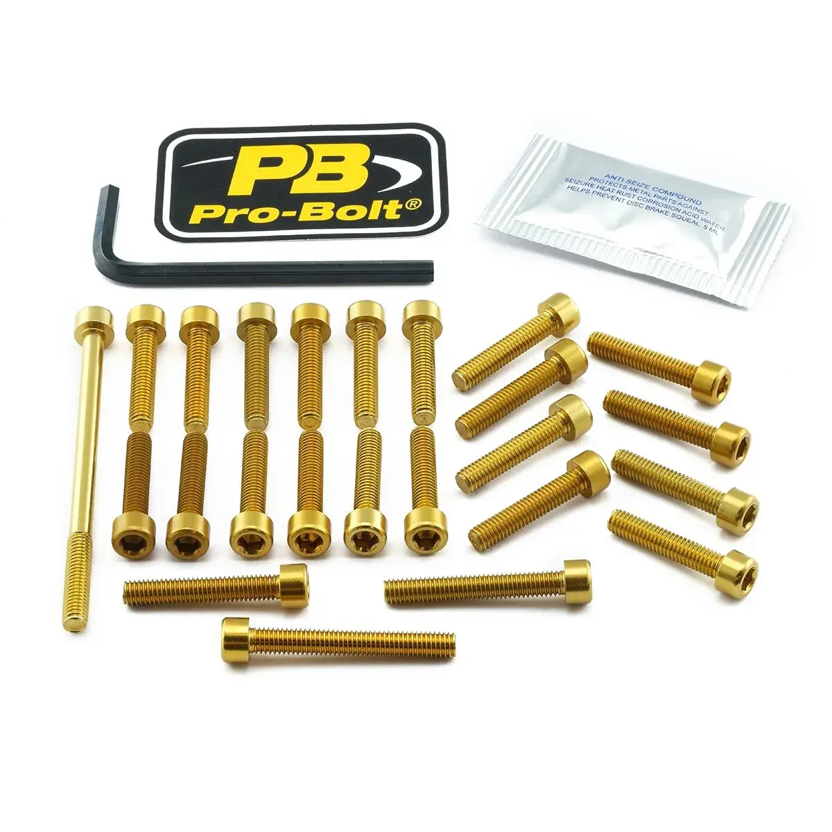 Kit de boulons moteur aluminium Suzuki PRO BOLT