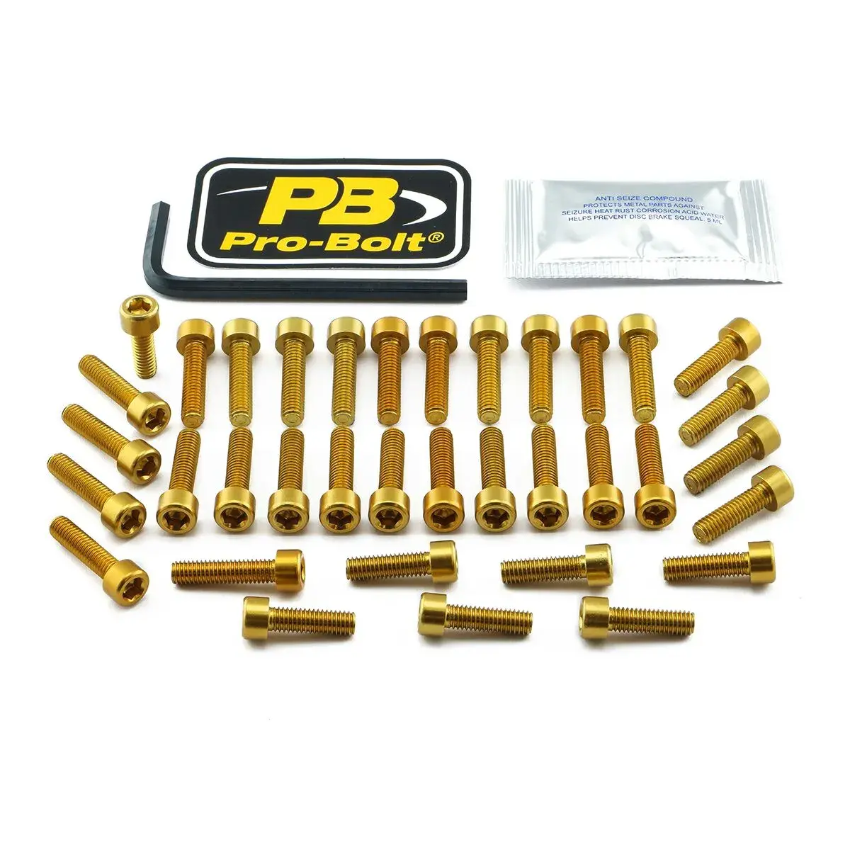 Kit de boulons moteur aluminium PRO BOLT pour Triumph