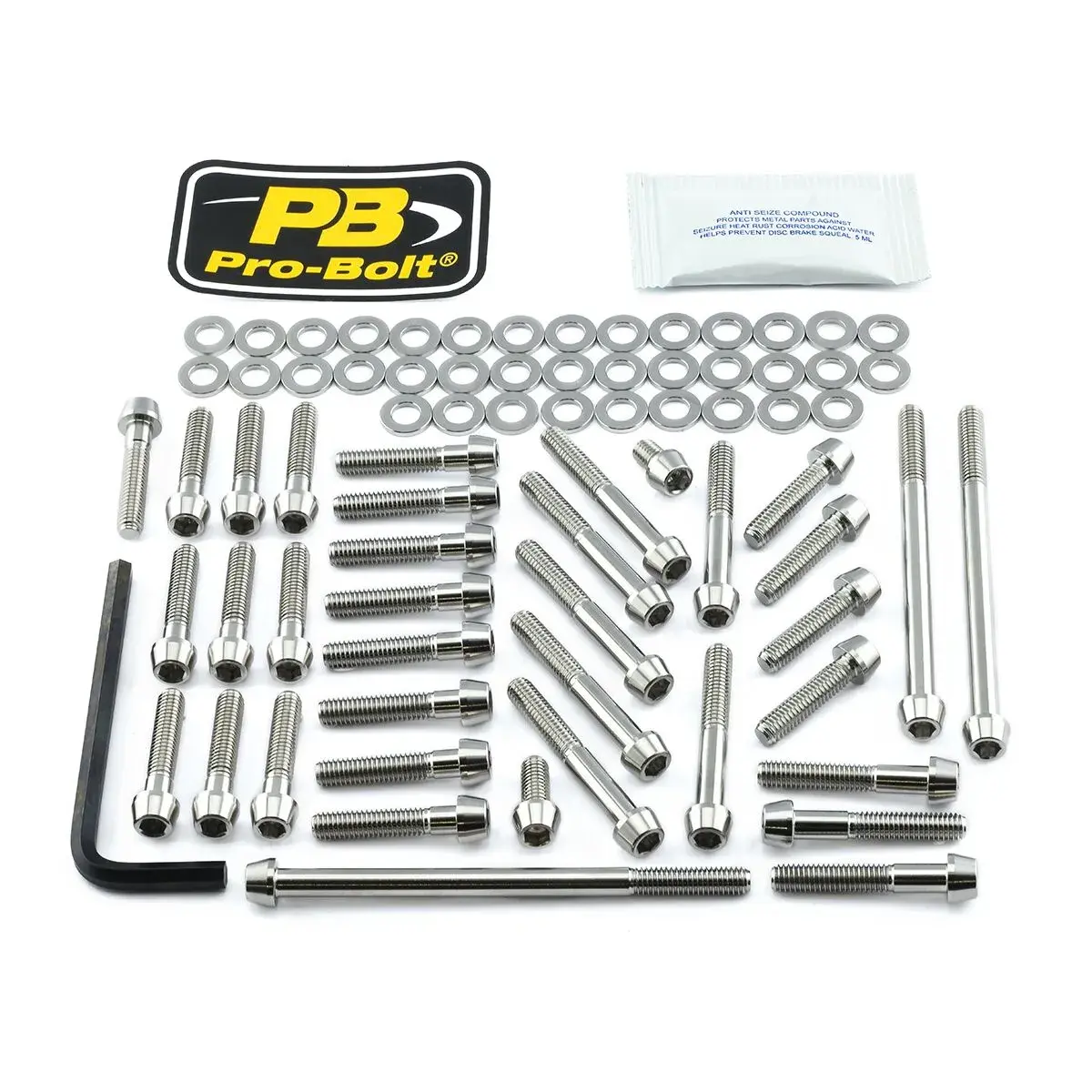 Kit de boulons moteur acier inoxydable PRO BOLT KTM