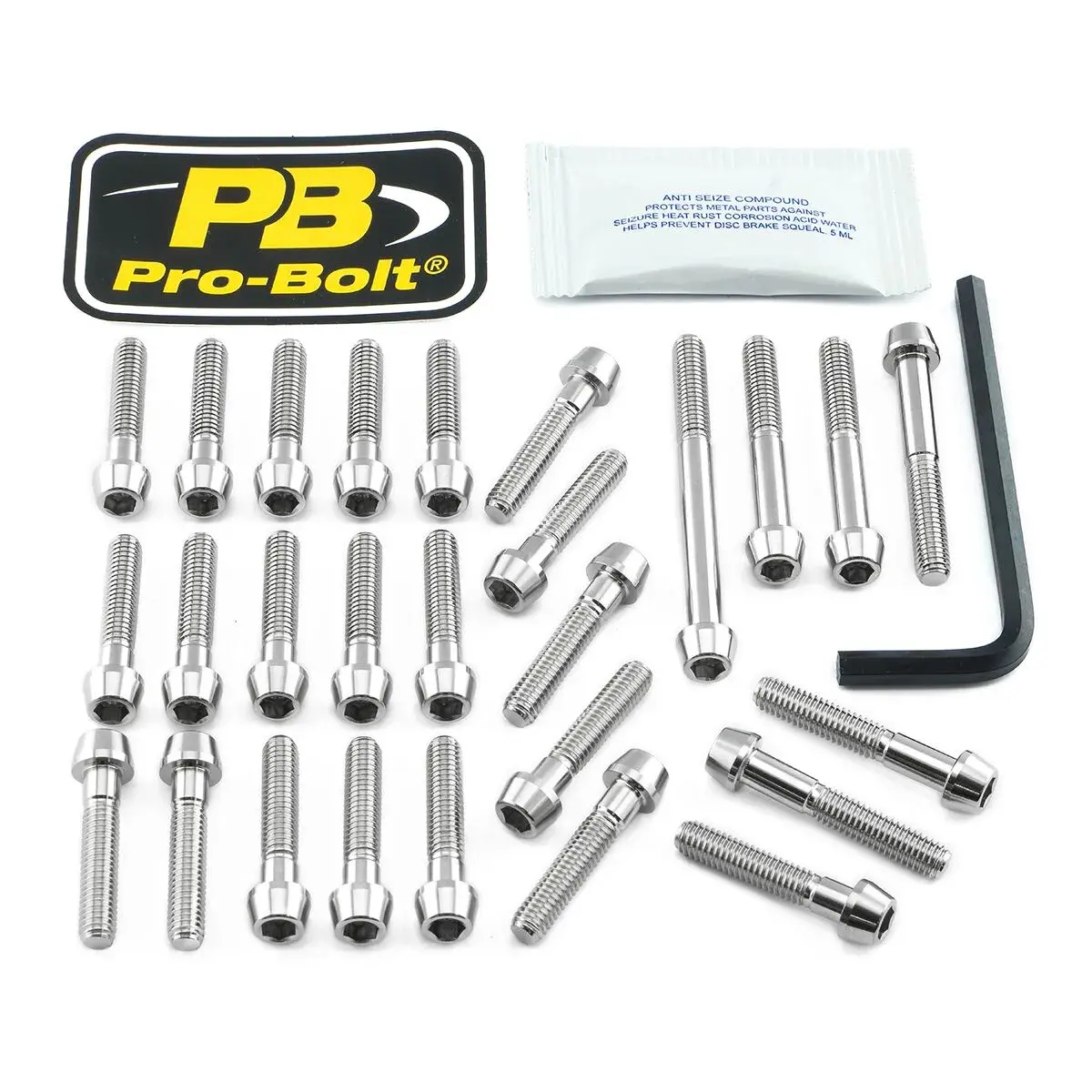 Kit de boulons moteur acier inoxydable Suzuki PRO BOLT