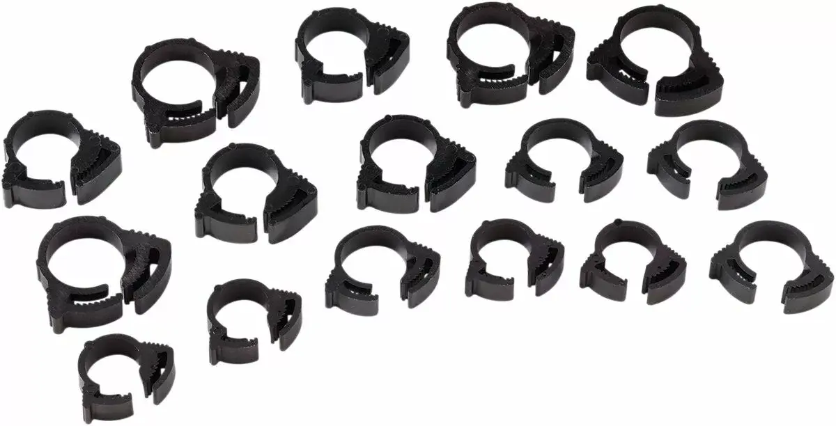 Colliers de serrage crantés en nylon MOOSE OFFROAD HARD-PARTS