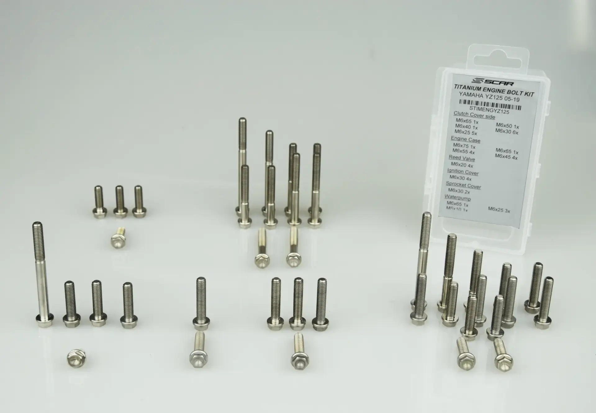 Kit moteur Bolt complet titane YZ125 Scar Racing