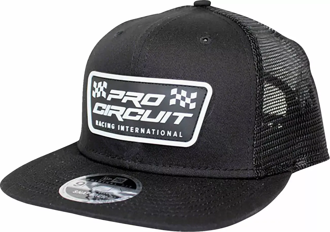 Casquette PRO CIRCUIT New Era avec patch à drapeau damier