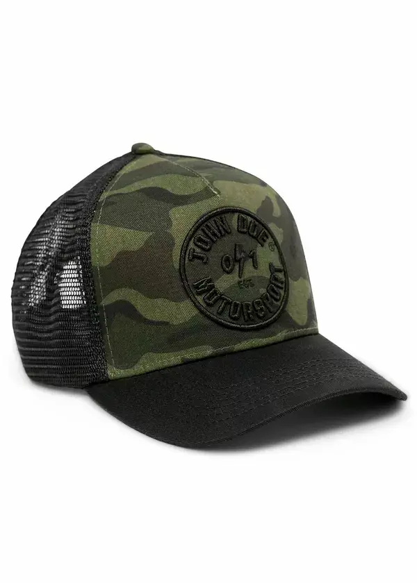 Casquette trucker camouflage JOHN DOE