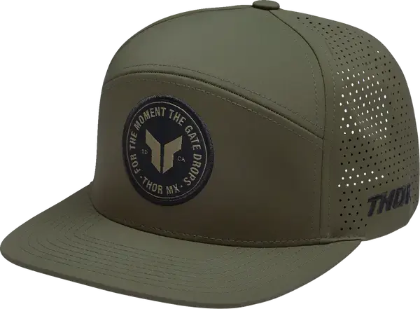 Badge de casque HTR olive Thor